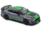 Shelby Mustang GT500 Fast Track Gray Metallic with Neon Green Stripes