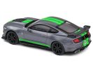 Shelby Mustang GT500 Fast Track Gray Metallic with Neon Green Stripes