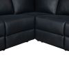 Manual Reclining Home Theater Seating Sofa with Flipped Middle Backrest