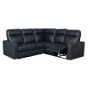 Manual Reclining Home Theater Seating Sofa with Flipped Middle Backrest